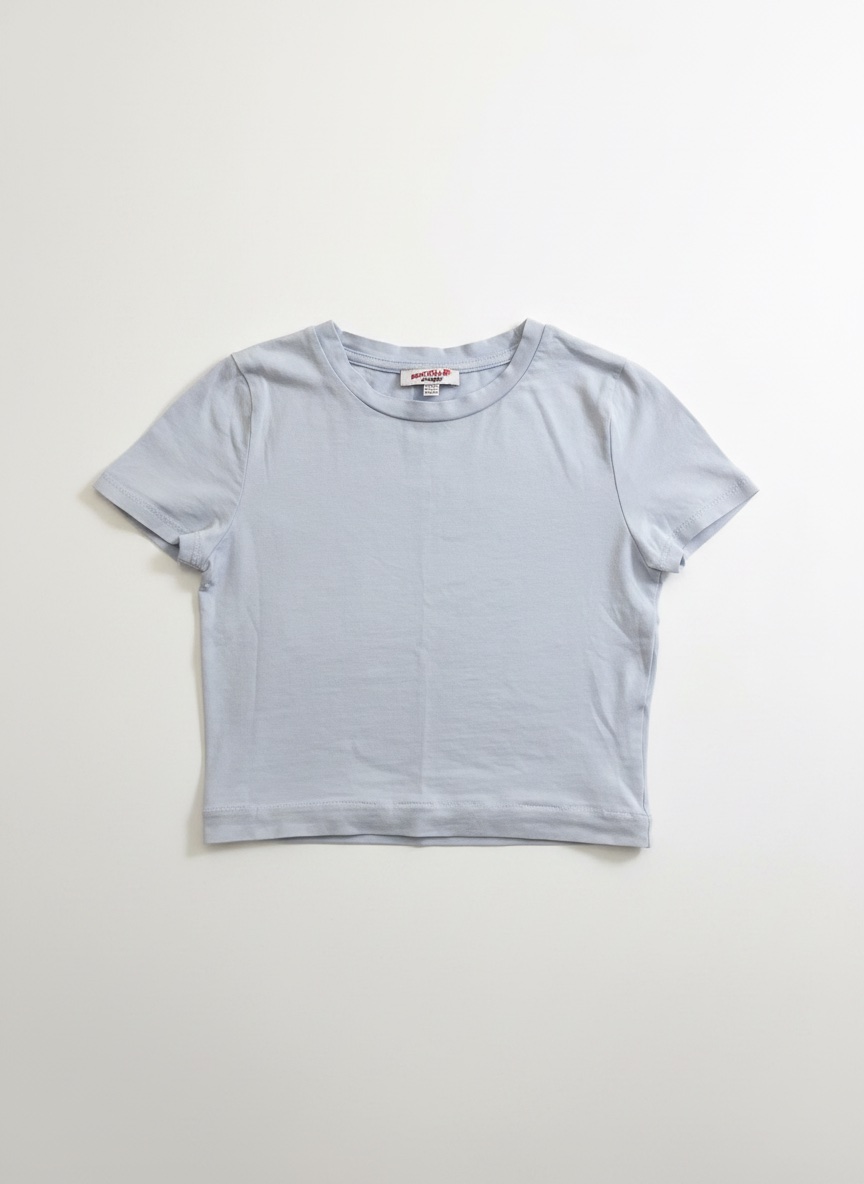 T-shirt bleu ciel 