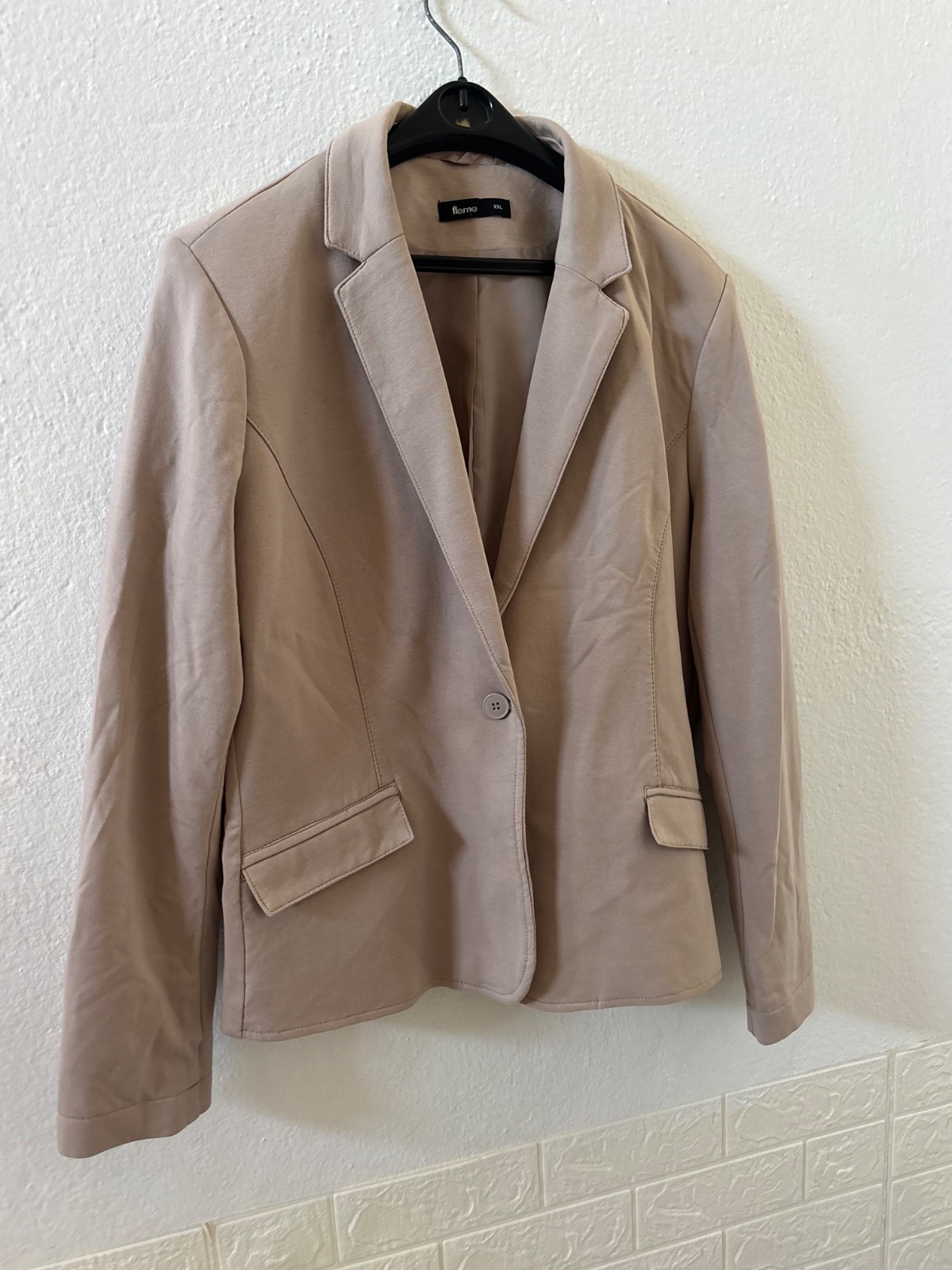 Blazer beige boxy fit