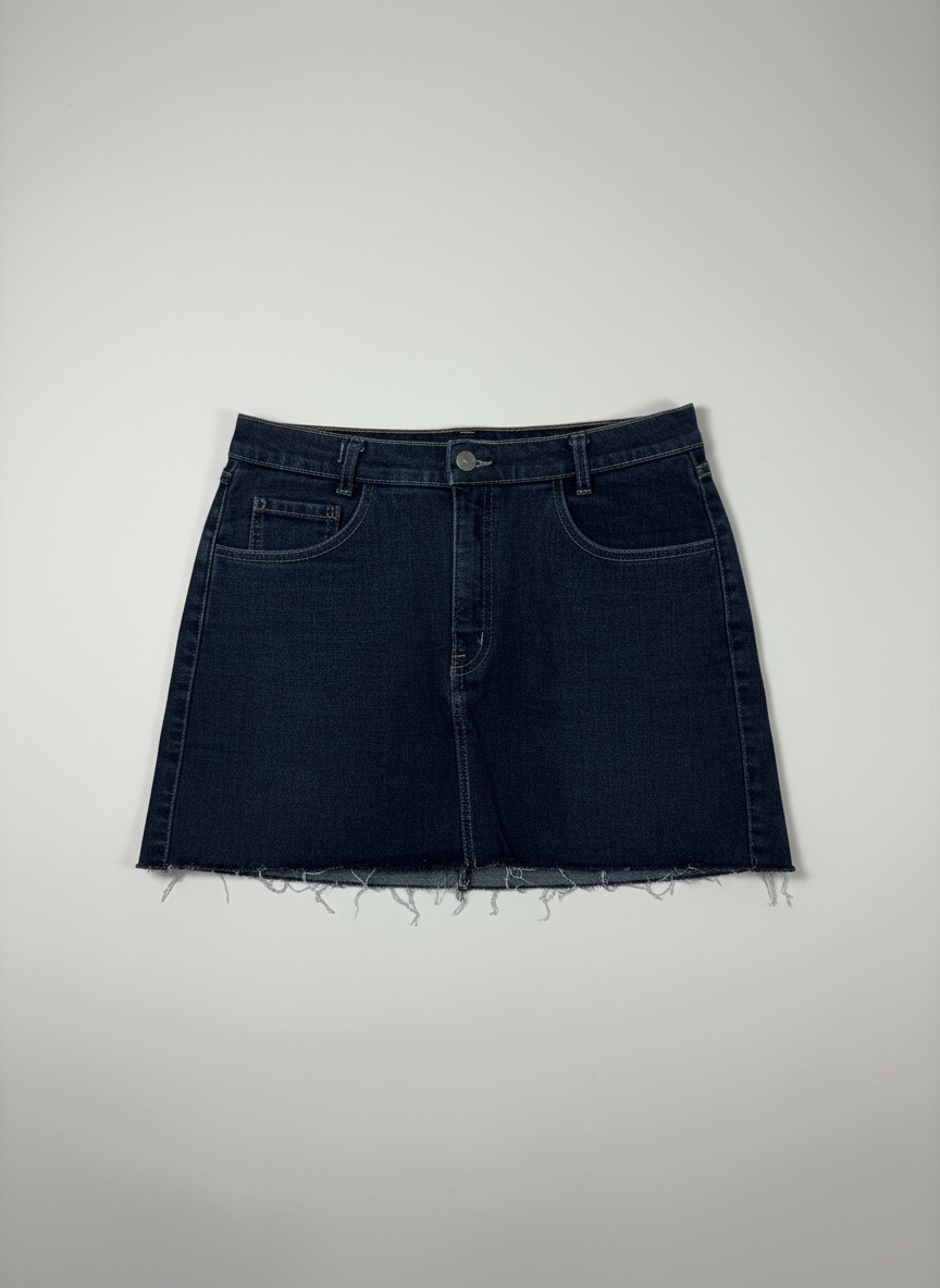 Denim mini skirt 