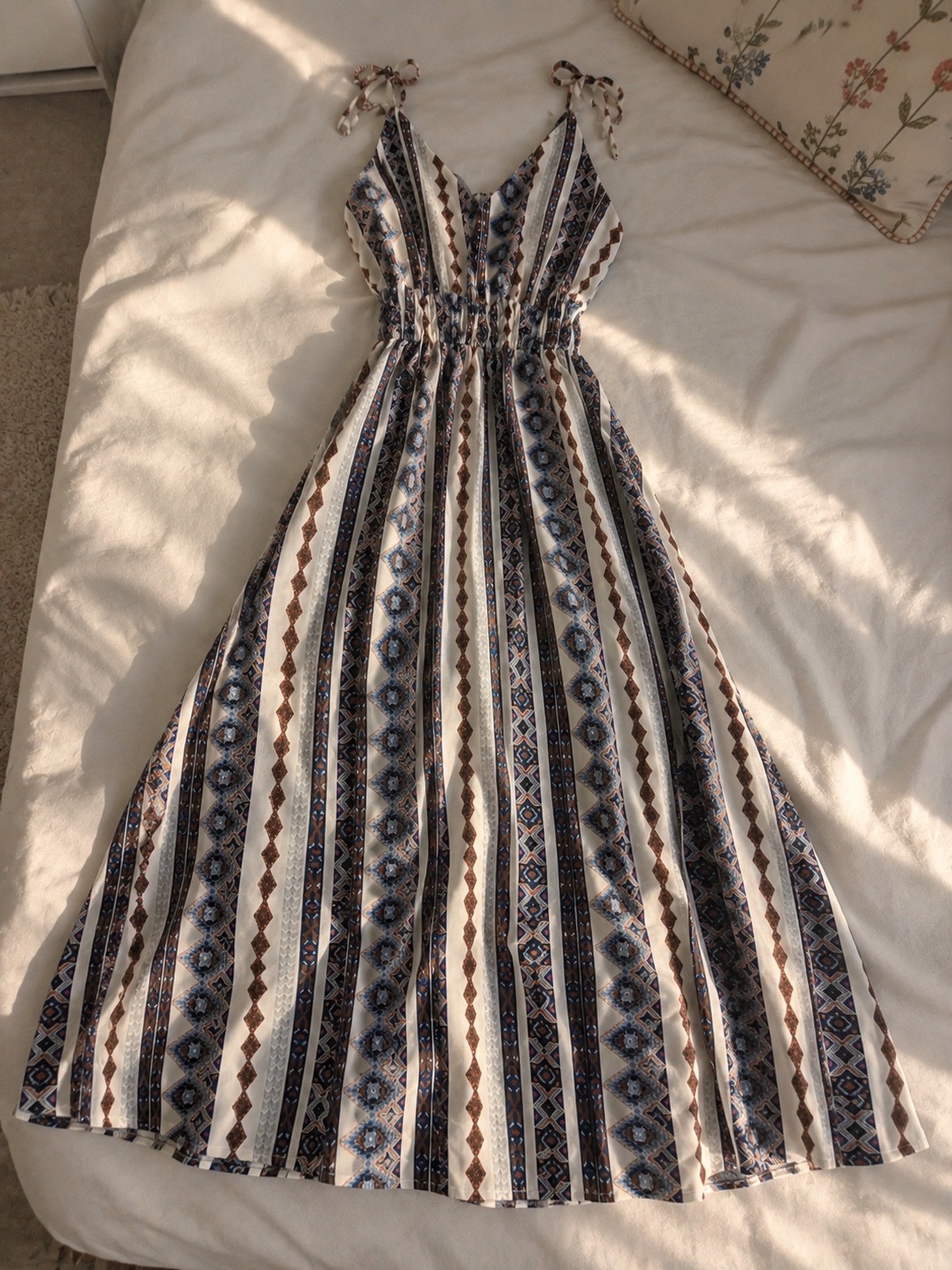 Robe foulard  elastique 