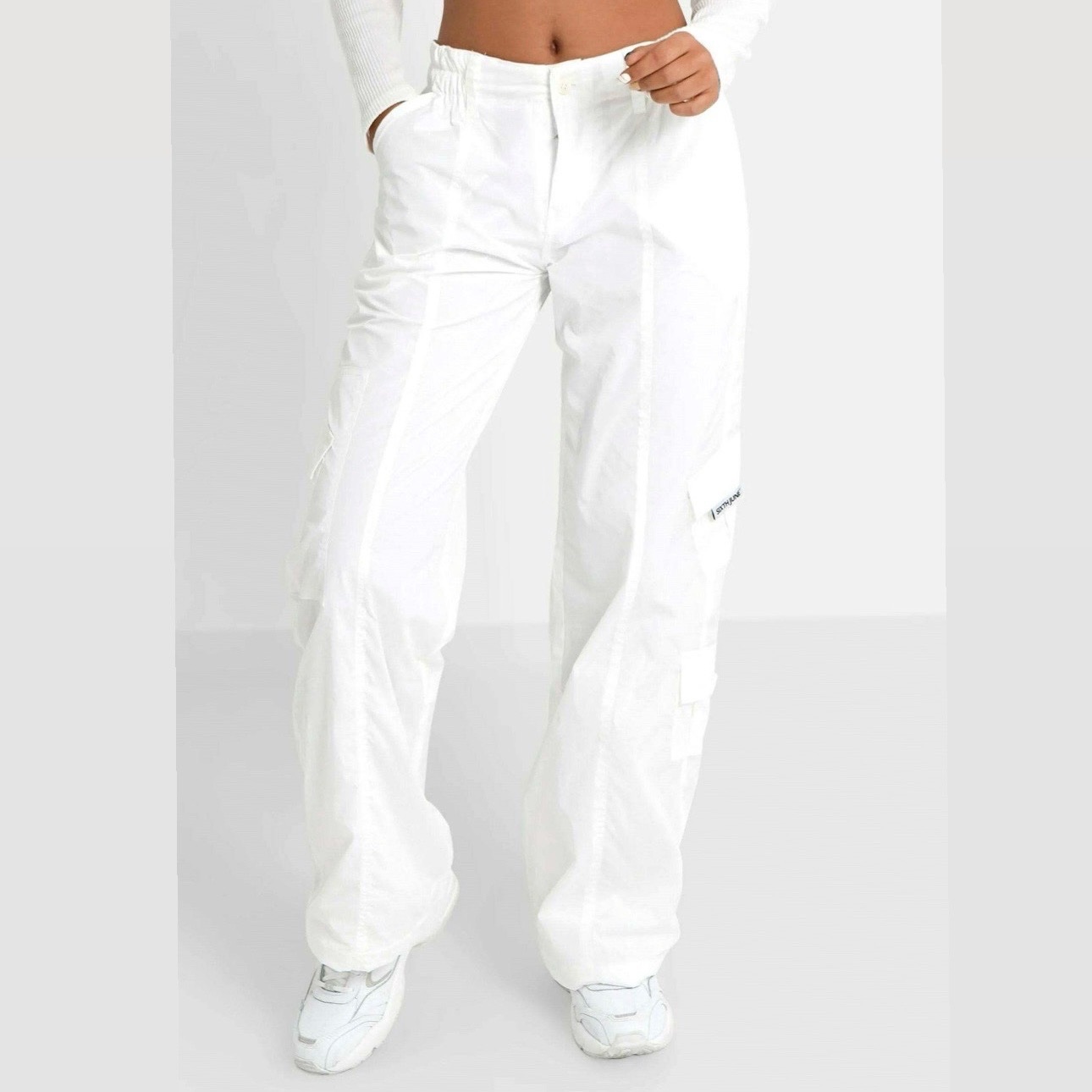 Pantalon cargo wide leg neuf off white elastiqué