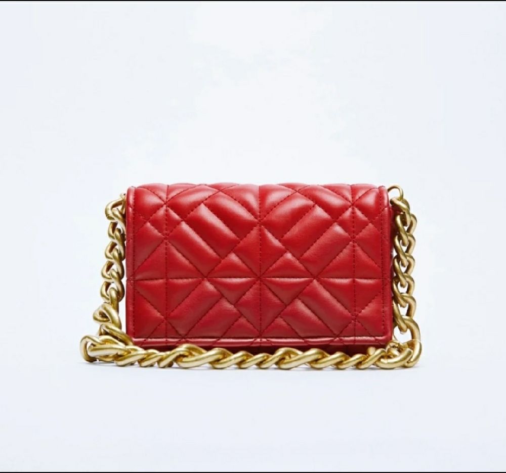 Sac zara rouge