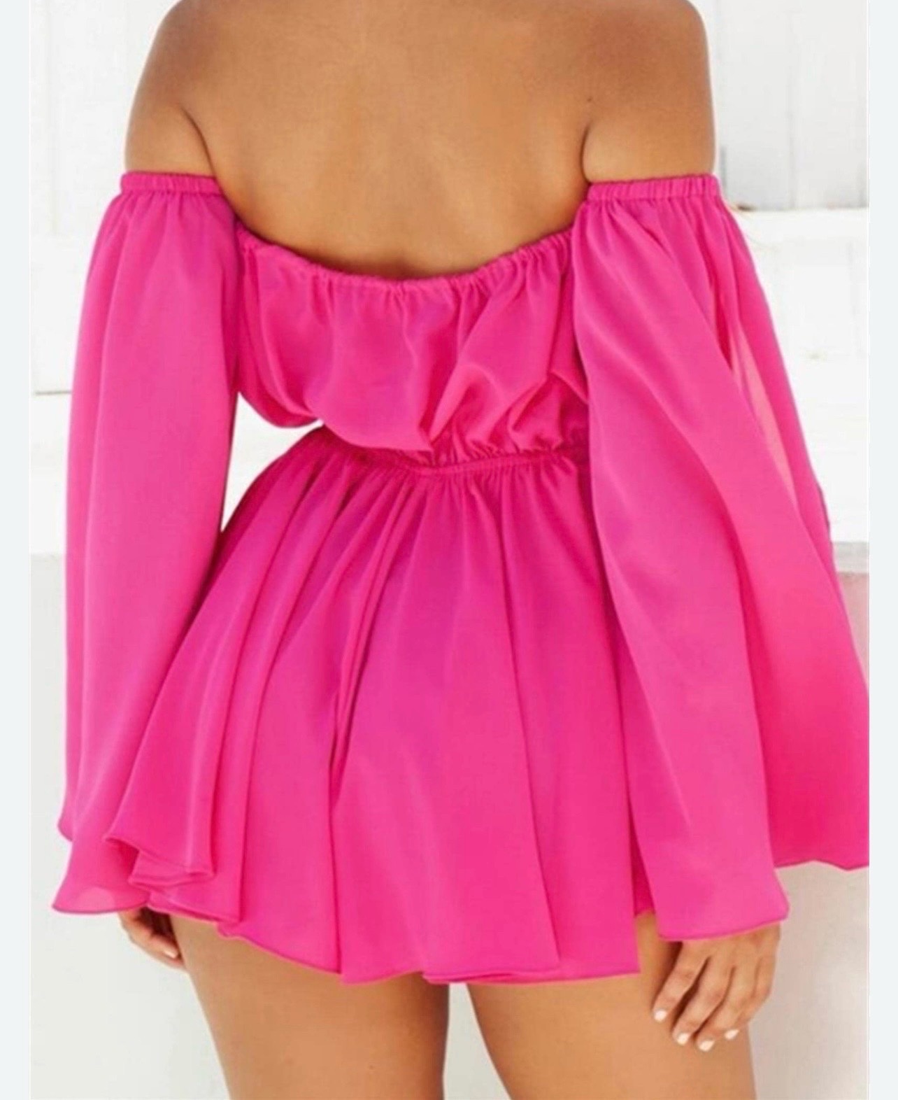Combinaison courte rose