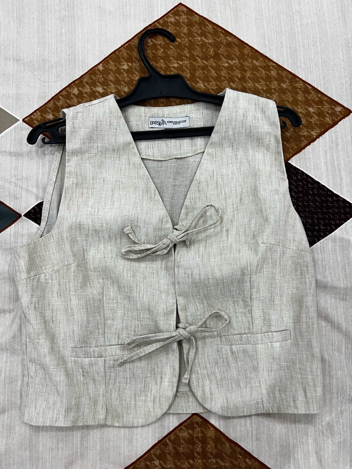 Débardeur en beige 