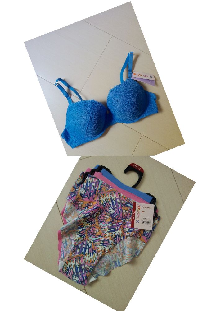 Lot soutien gorge+3 slip sans couture 