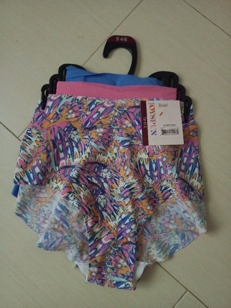 3 culottes sans couture Brief
