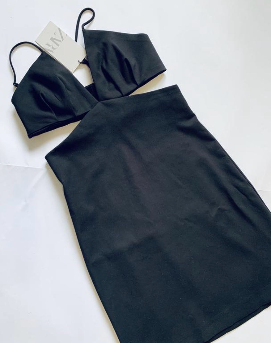Robe noire zara