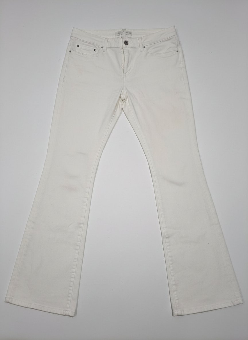Pantalon patte d’elephant blanc