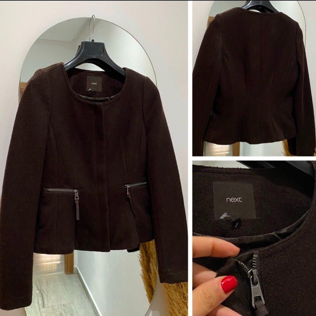 Veste marron chocolat NEXT coupe ajustée