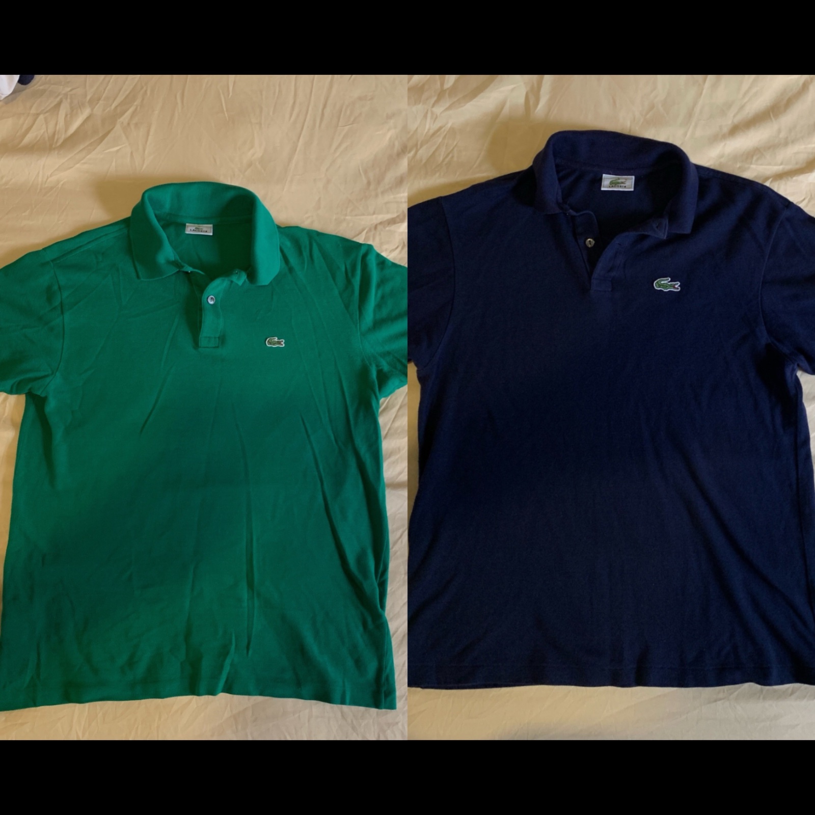 Deux pulls Lacoste 