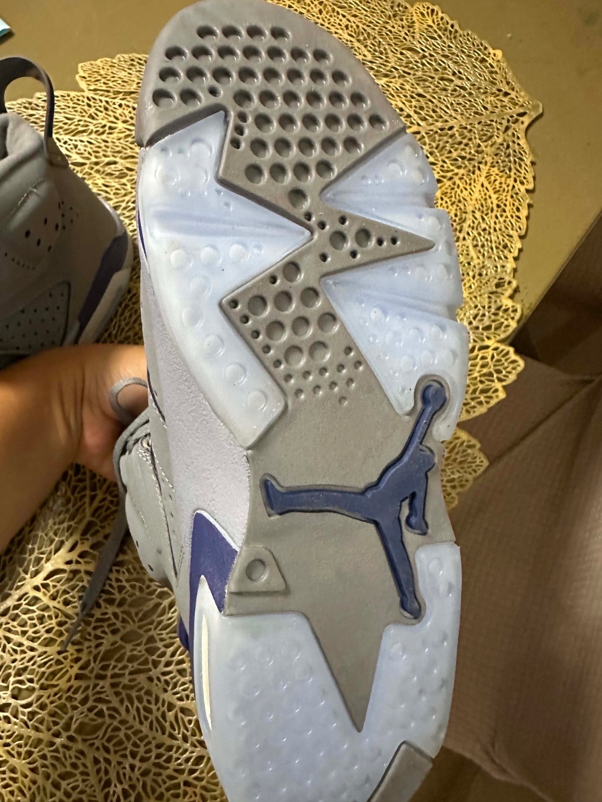 Jordan Gris Clair – Baskets montantes
