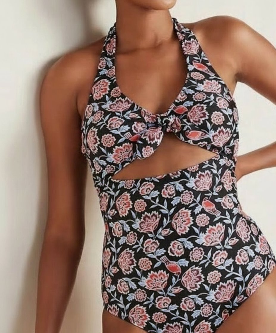 Maillot fleurie 