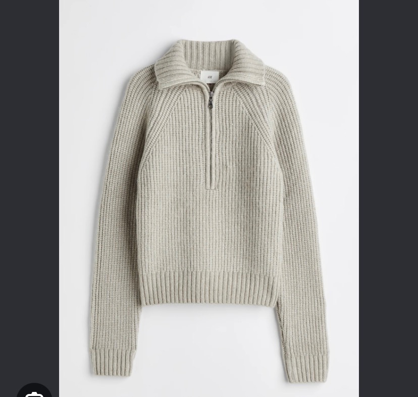 Pull en maille côtelée