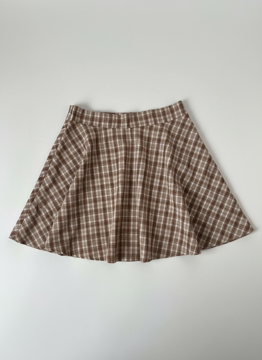 Jupe courte marron