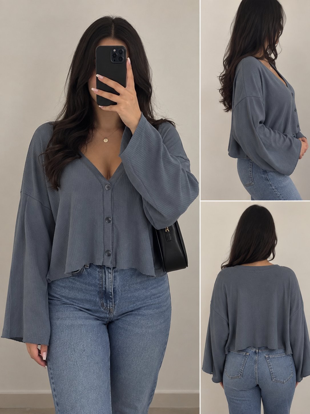Cardigan bleu💙