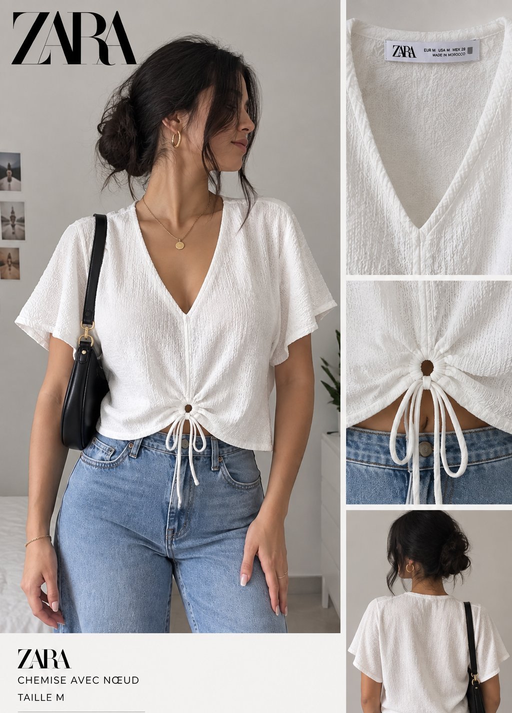 Chemise blanche zara🤍
