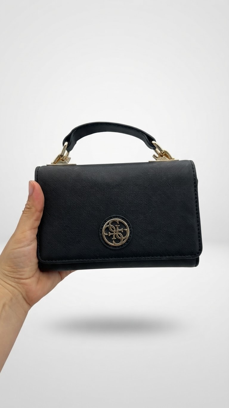 Mini sac / Pochette GUESS noire