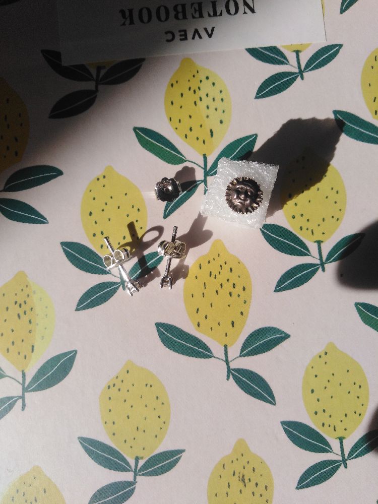Boucles d'oreilles fines en argent 