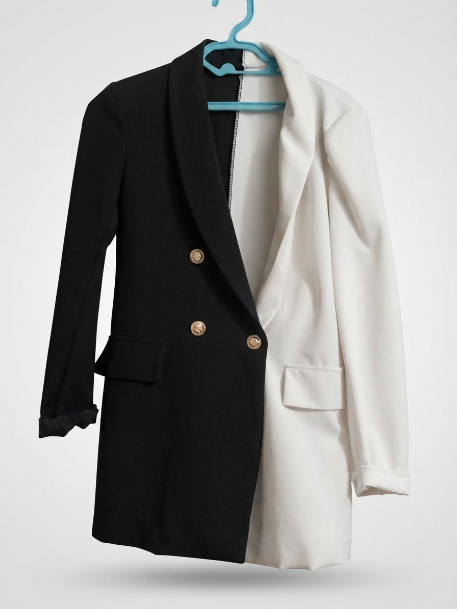 Blazer femme blond w noir 