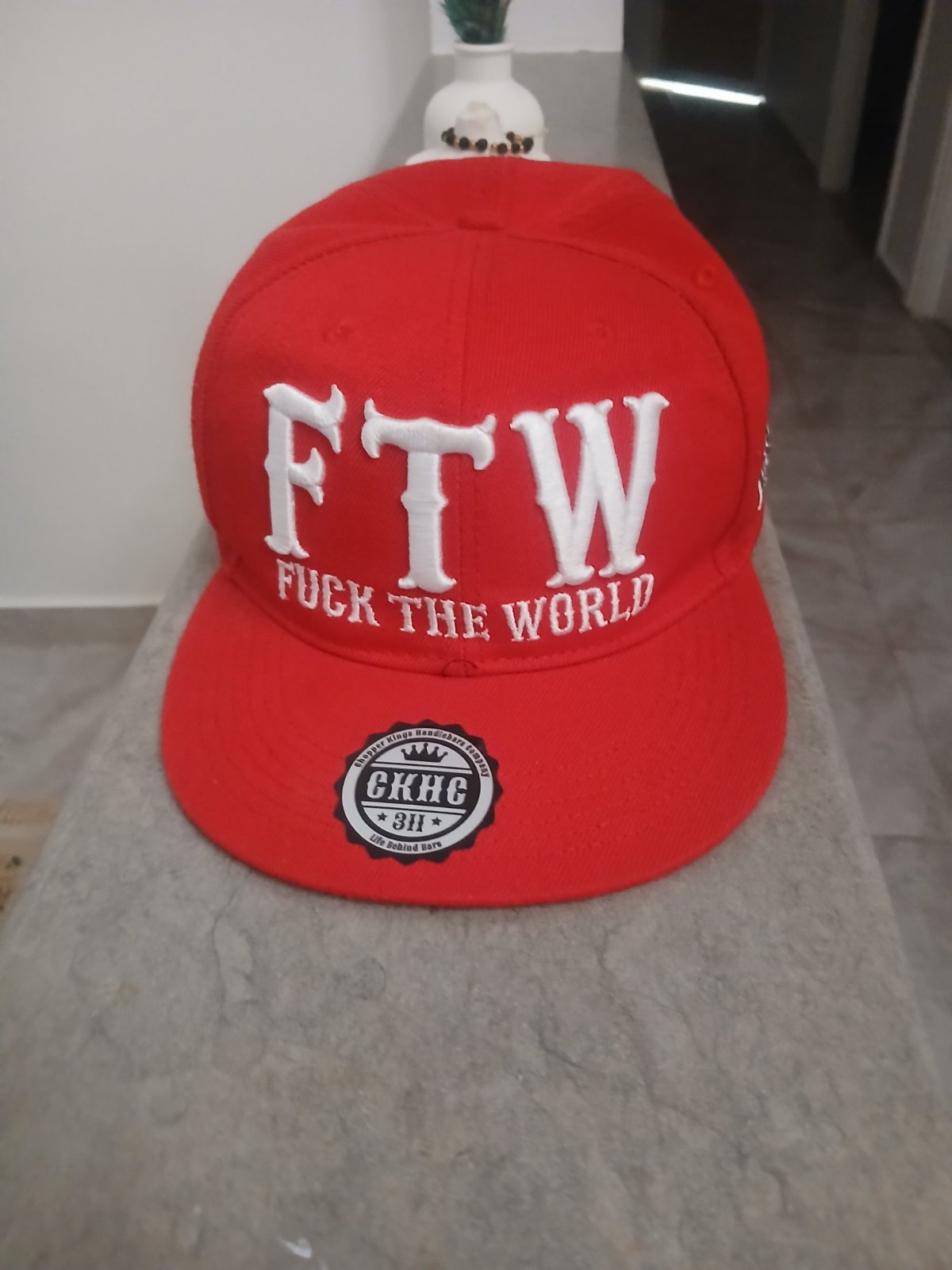 Casquette FTW rouge