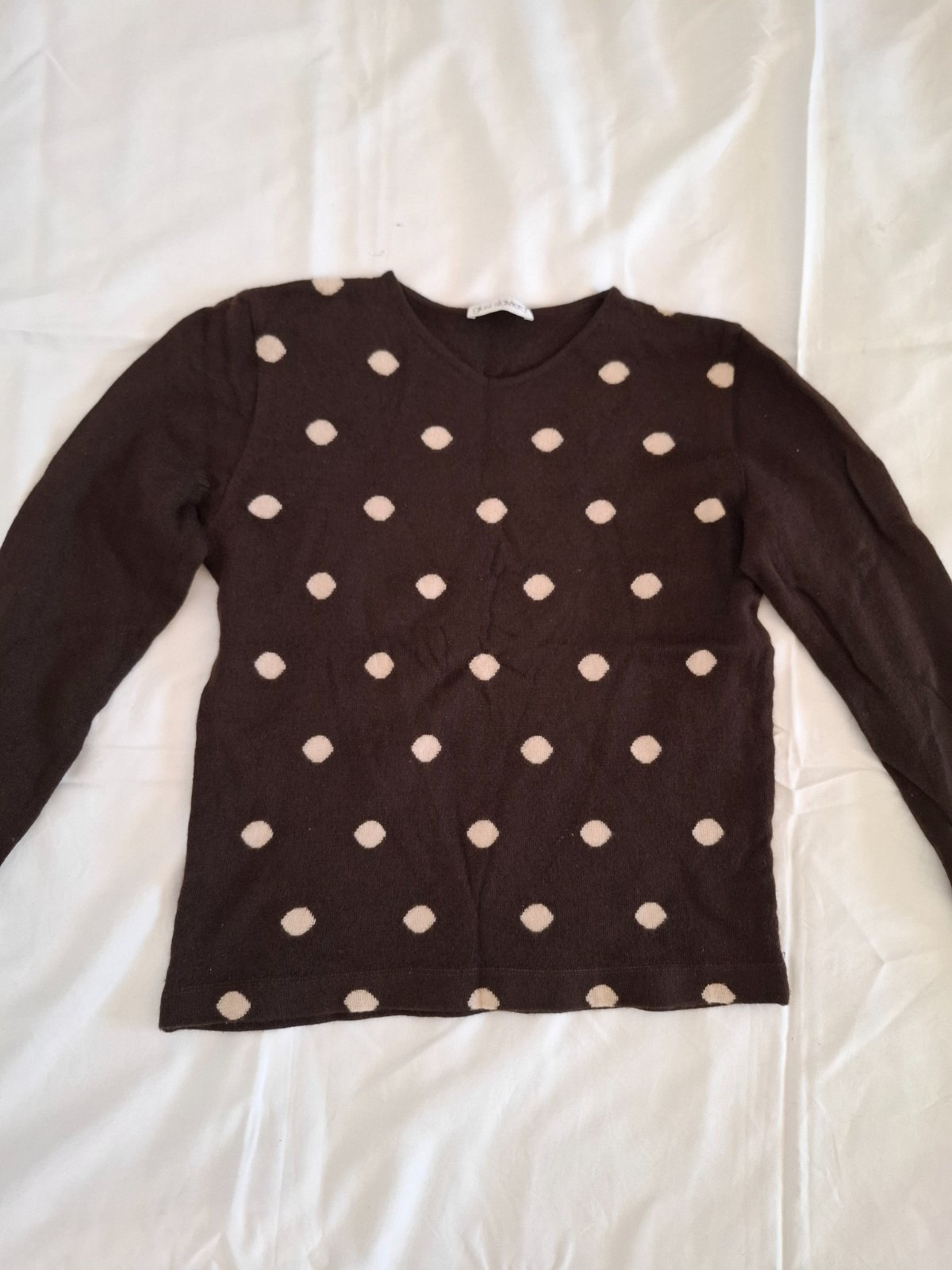 Polka dot pullover