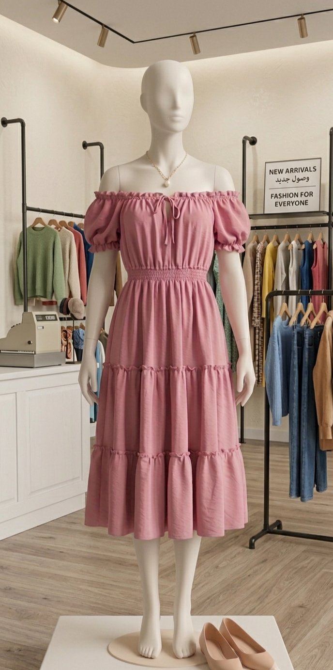 Robe Tissu crepe froissé Taille 38 