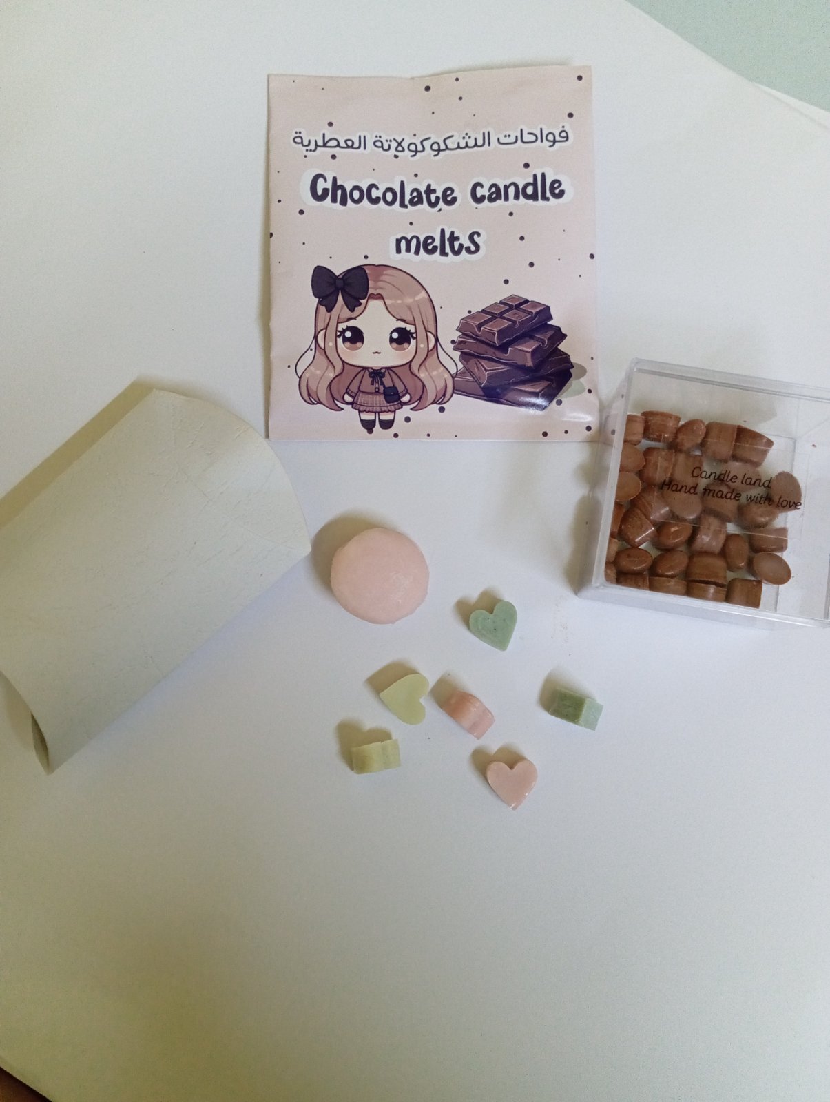 Pack fondant bougie avec un packaging chic et cute 
