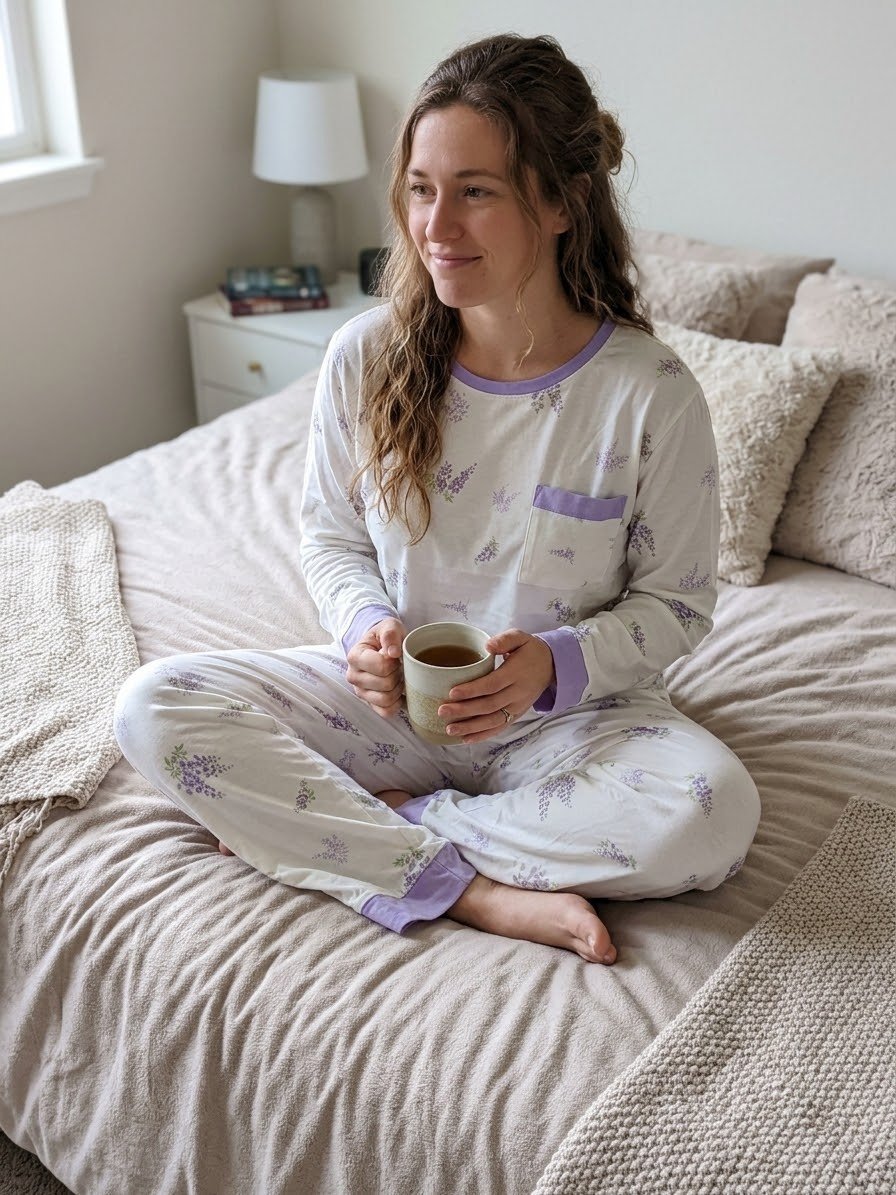 Pyjama floral taille L 