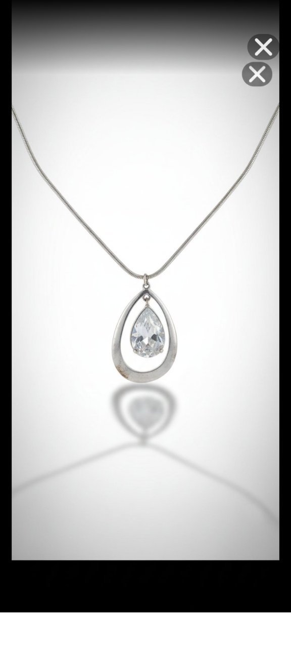 Collier argenté 