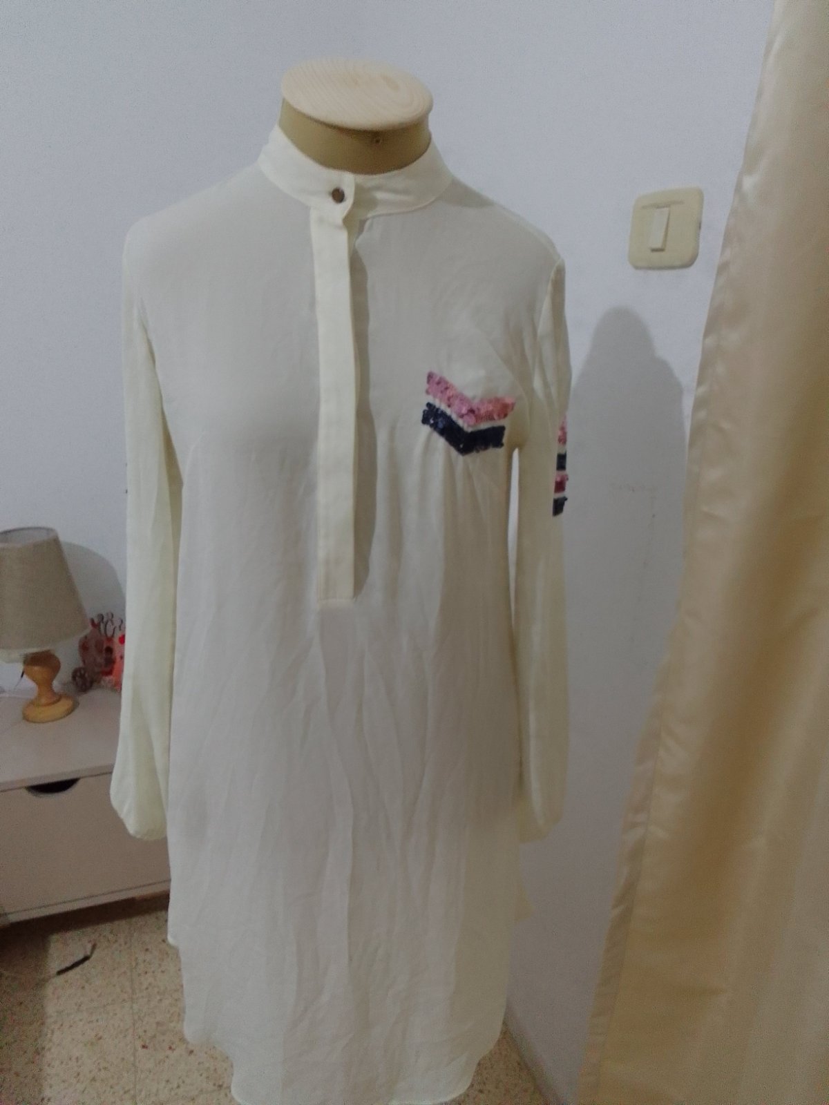 Chemise beige