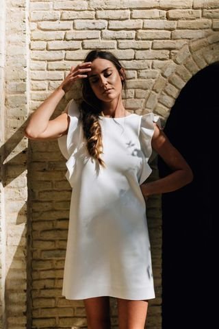 Robe blanche courtz