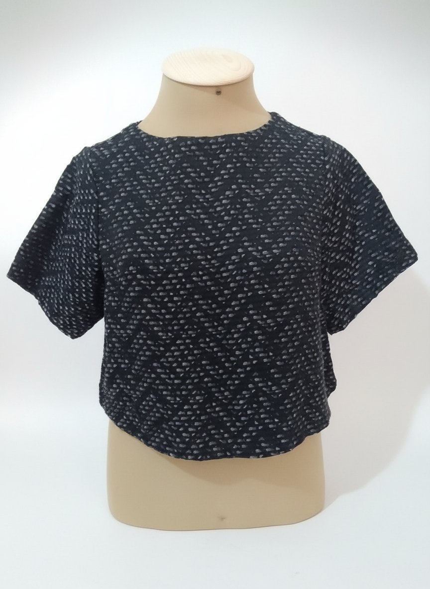 Blouse ouversiz courte