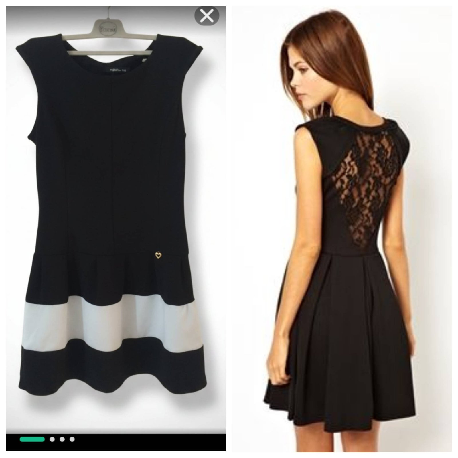 Robe noire courte 