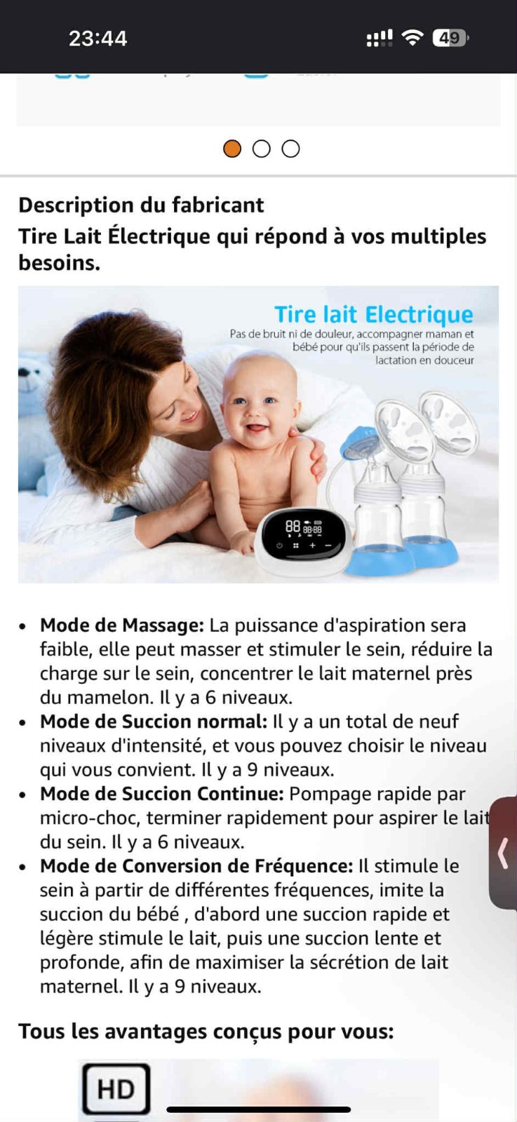 Tire lait
