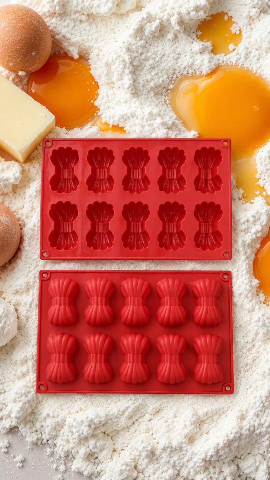 Deux moules en silicone 