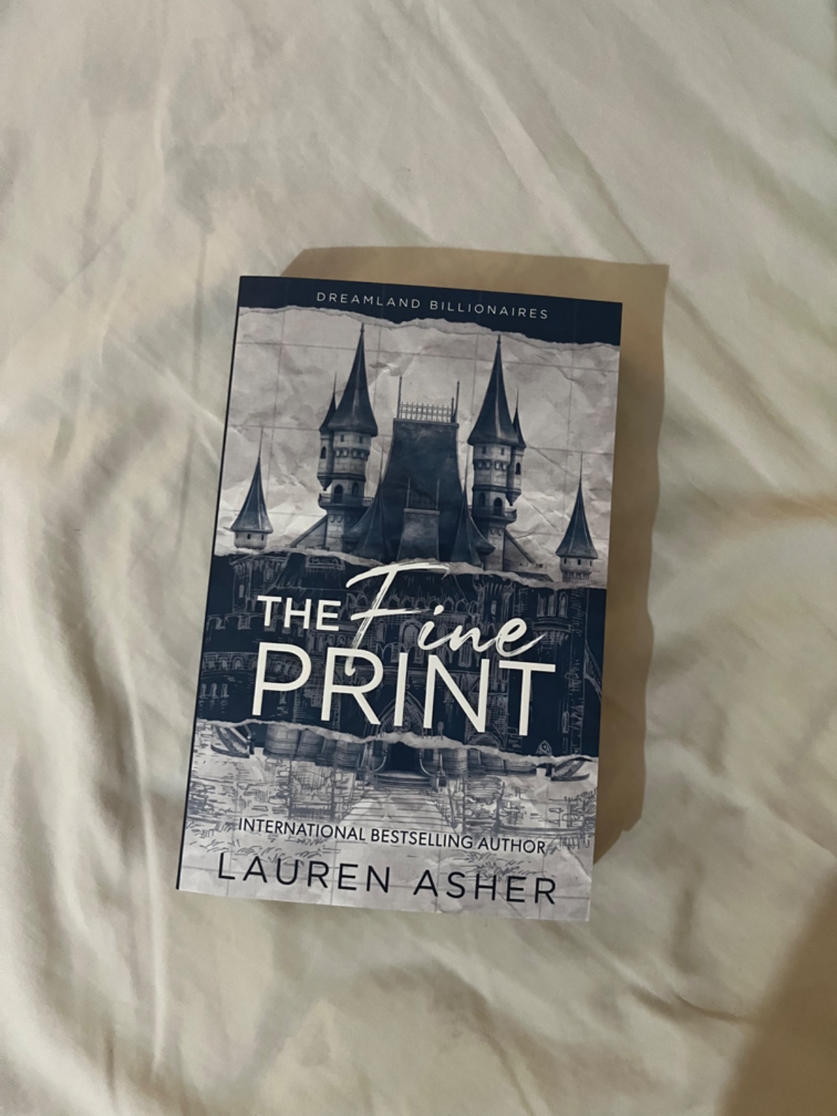 Original print of the first book of the dreamland billionaire triology by Lauren Asher