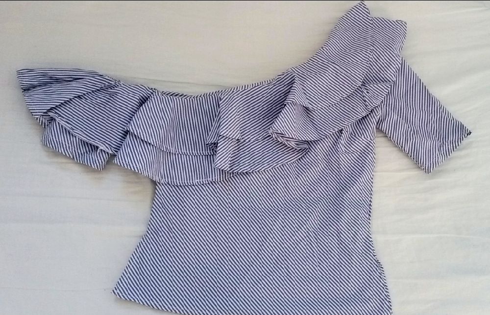 Chemise raillé avec raffles je m'en fou 
