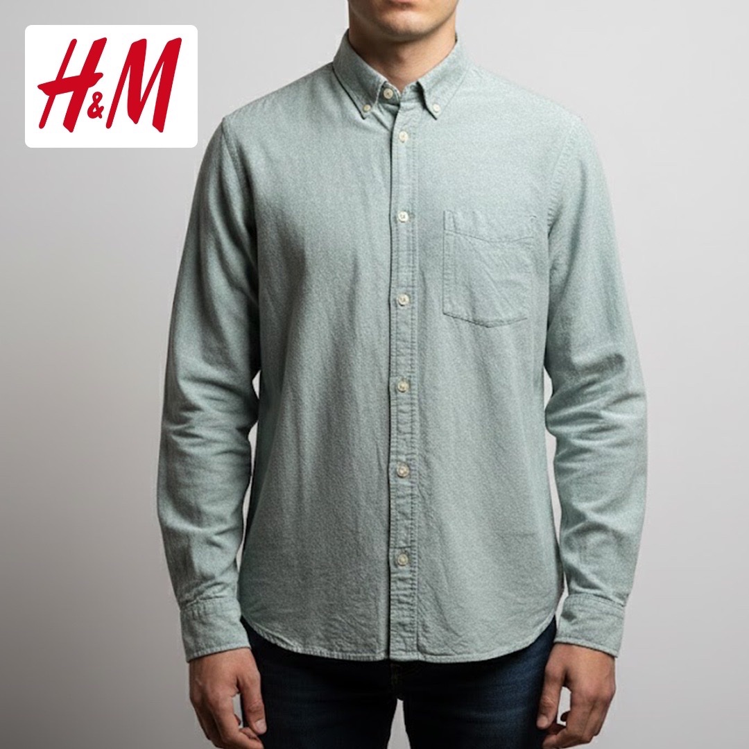 Chemise H&M Vert sauge taille L