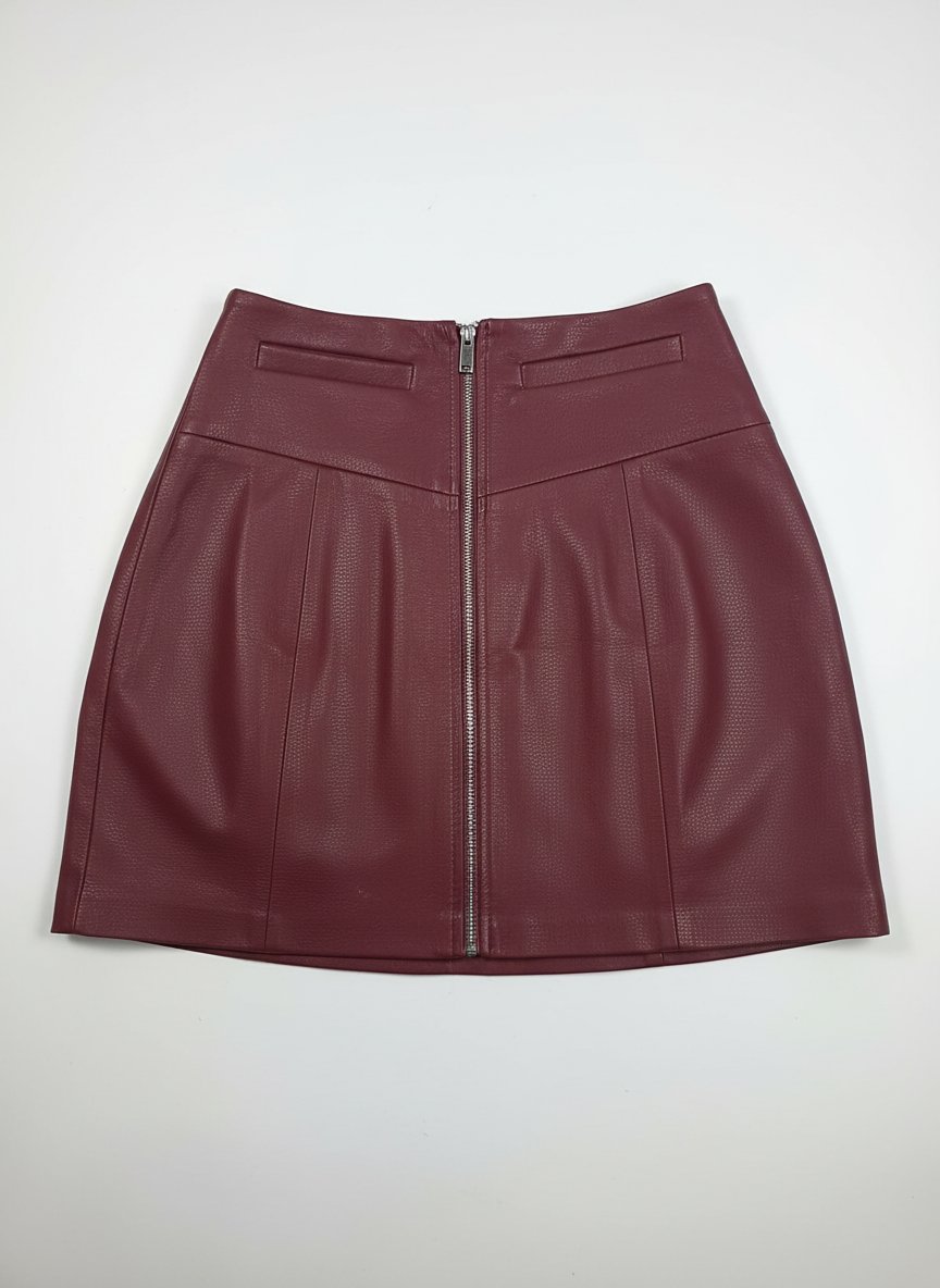 Jupe en cuir bershka