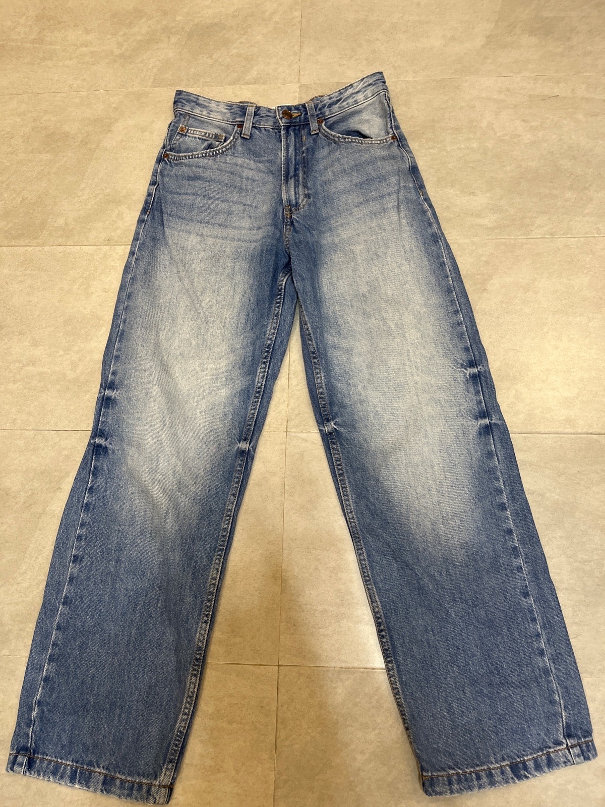 Jean baggy bleu ciel