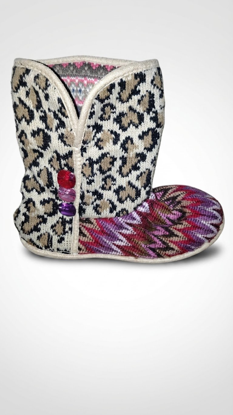 Chaussons bottines femme