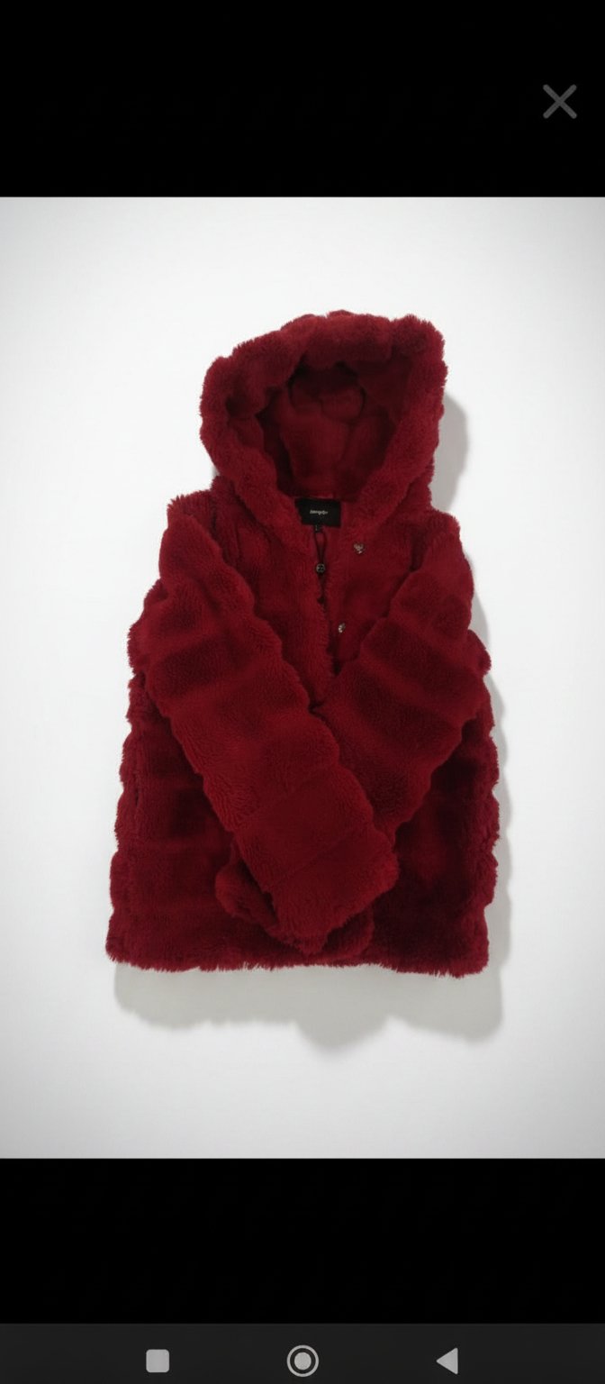Manteau rouge bordeaux femme