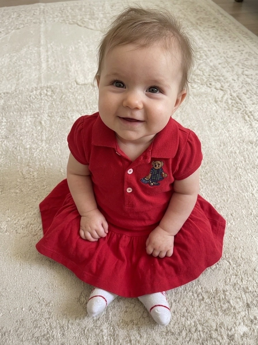 Une robe rouge