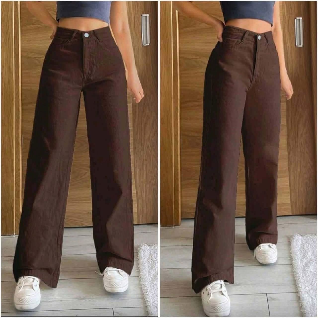 Jean marron chocolat 