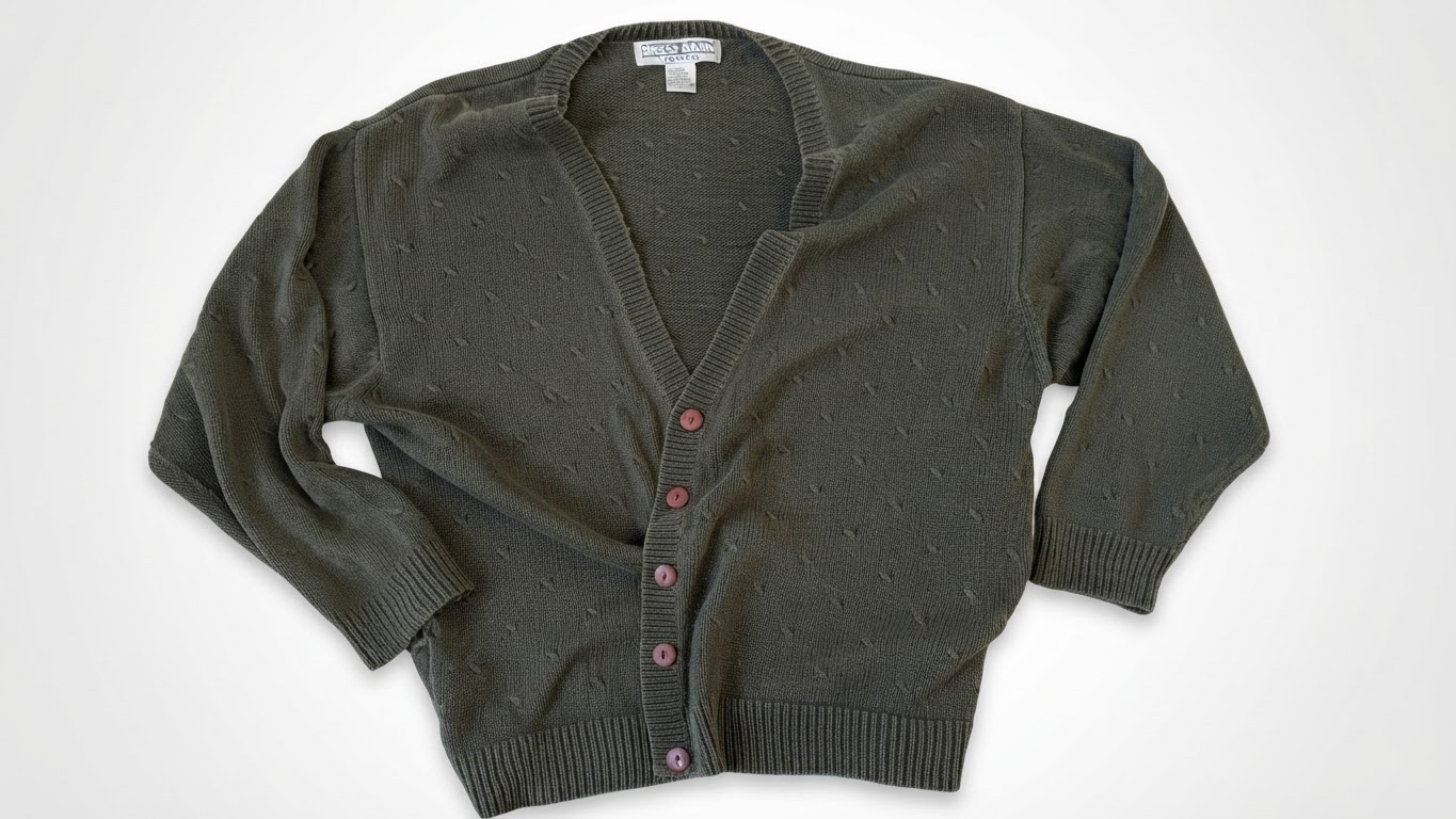 GREEN CARDIGAN 