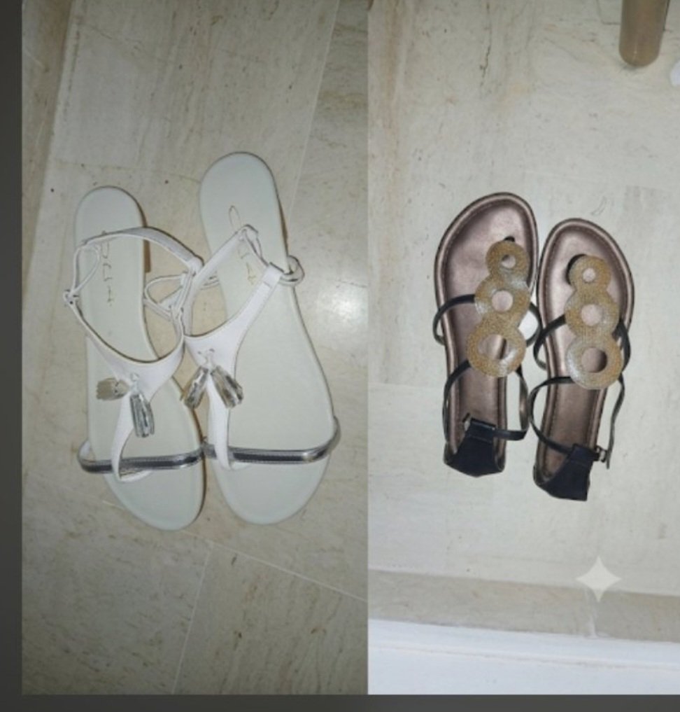 Lot de 2 sandales 