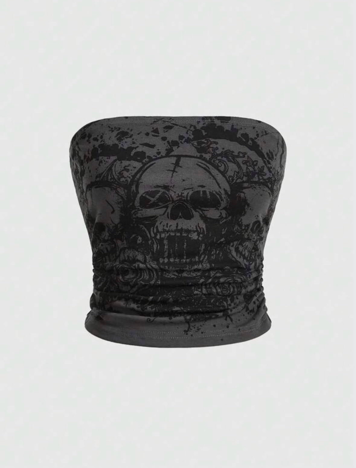 Top bandeau noir /gris 