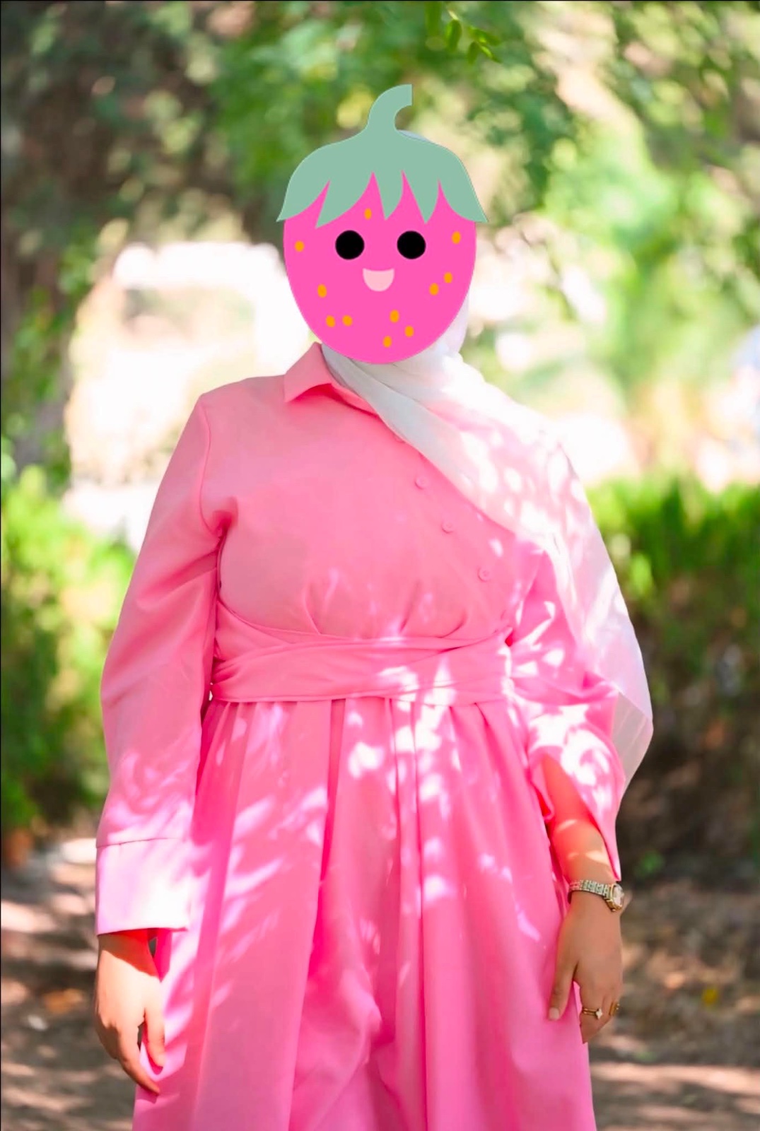 Robe rose
