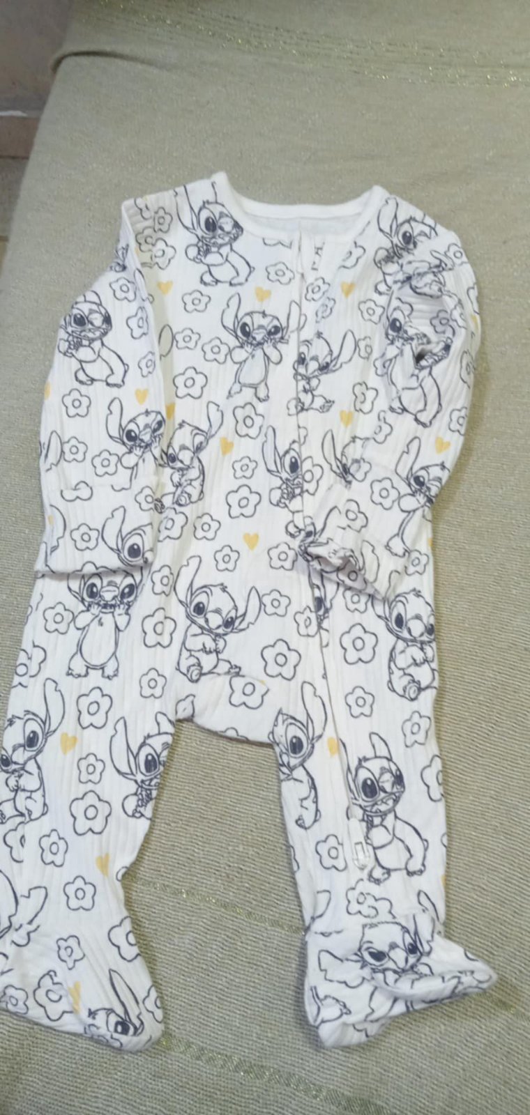 Grenouillère stitch  3 mois
