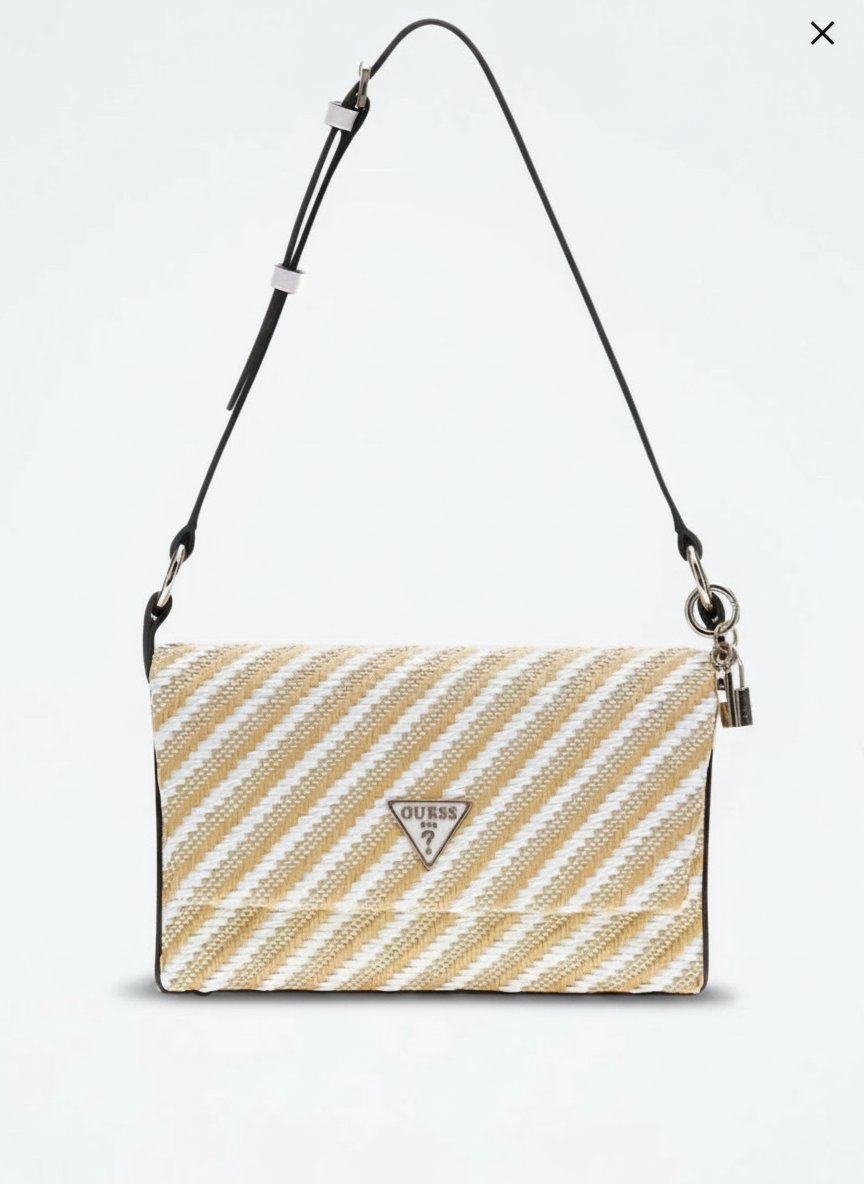 Sac bandoulière mini Simona en raphia
